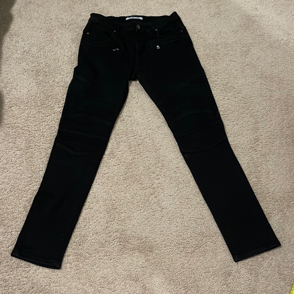 💯 Authentic Embellish Spencer Biker Denim Men 34 x32 Skinny 👖